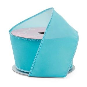 Baby Blue Wired Ribbon